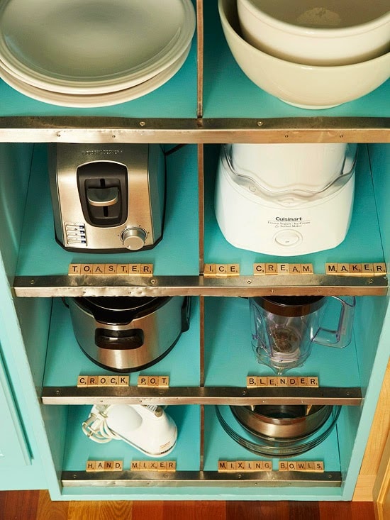 19 idées de rangement pour la cuisine! cinq fourchettes Cuisine 2016 de armoires idées