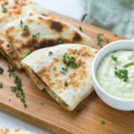 quesadillas au poulet avocat Cinq Fourchettes