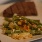 Haricots verts au gratin - Cinq Fourchettes