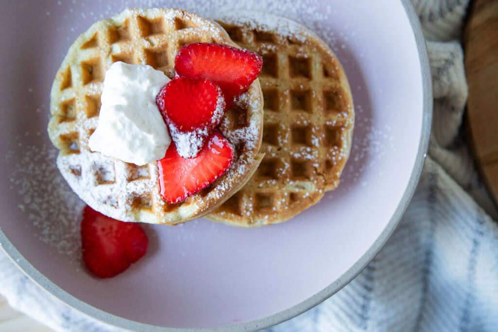 gaufre gaufres cinq fourchettes déjeuner recette recipe
