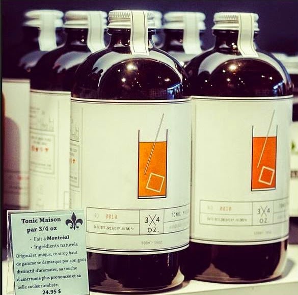 Ma découverte de la semaine : 3/4 oz. Tonic Maison - Cinq Fourchettes