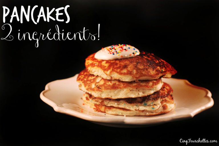 Pancakes 2 ingrédients! - Cinq Fourchettes