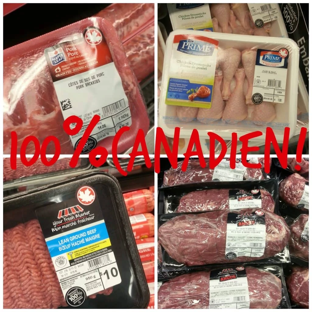 viande 100% canadienne Walmart