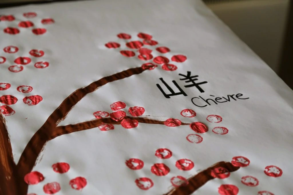 Background à photo Bricolage pour fêter le Nouvel an chinois - Cinq Fourchettes