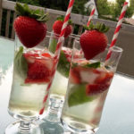 Cockail Fraises Basilic / Cinq Fourchettes