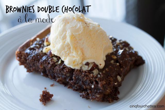La décadence a un nom : Brownies au Chocolats Favoris! - Cinq Fourchettes