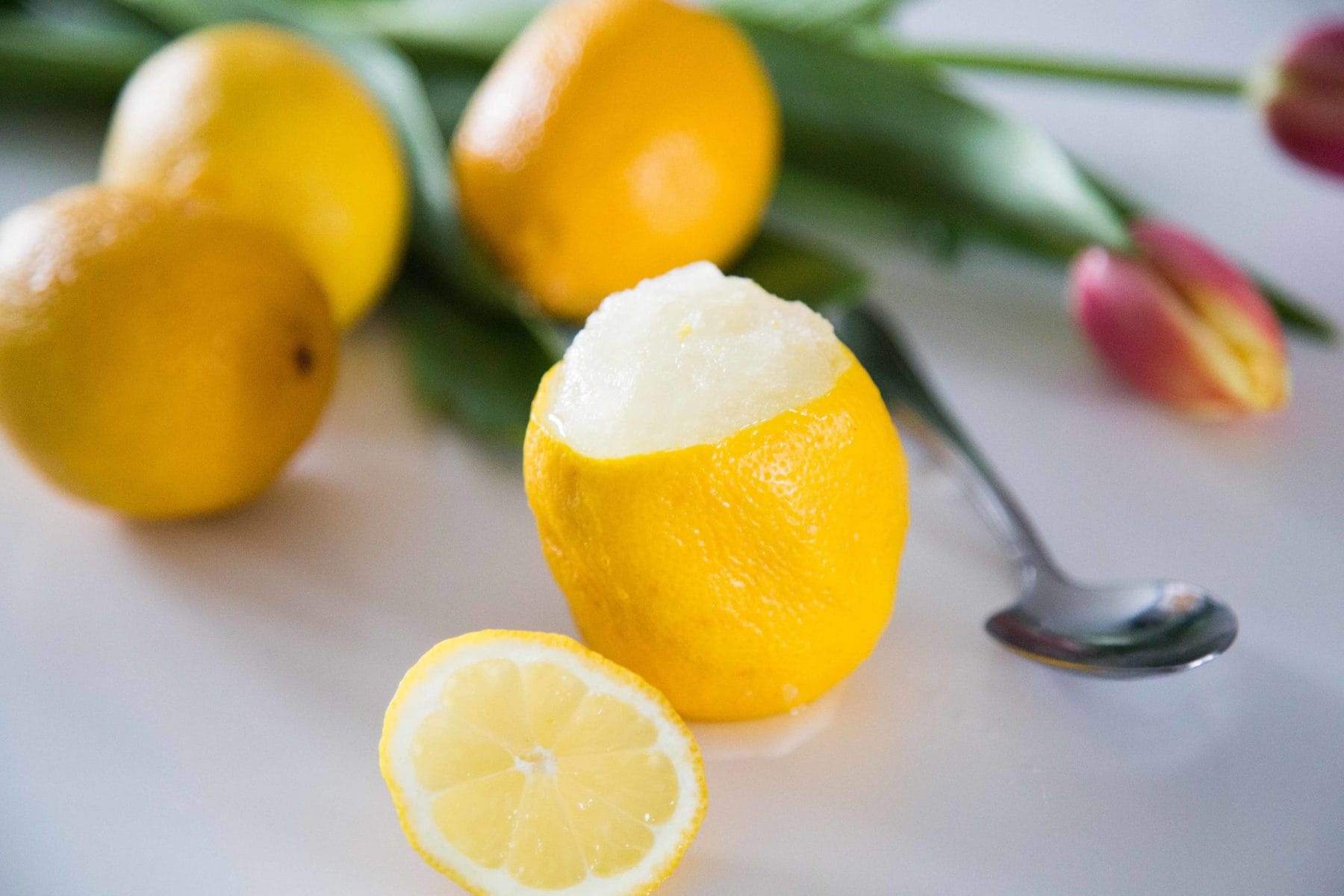 Sorbet au citron maison SEULEMENT 3 ingrédients ! / Cinq Fourchettes