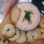 Tartinade de saumon fumée dip salmon recipe recette Cinq Fourchettes
