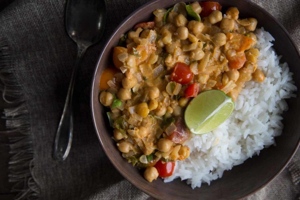 lundi sans viande : curry végé Cinq Fourchettes