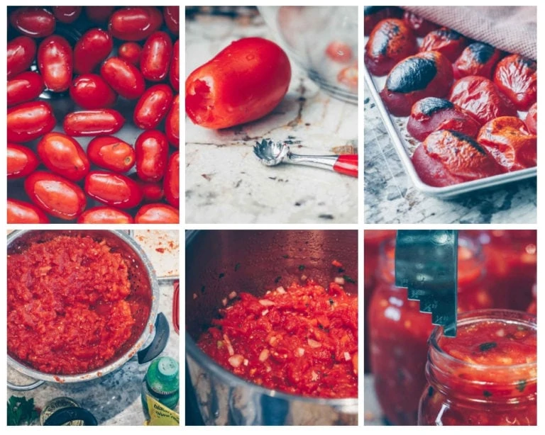 Comment faire des conserves de salsa maison Cinq Fourchettes