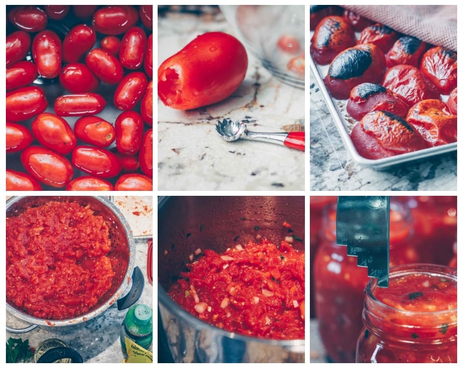 Comment faire des conserves de salsa maison Cinq Fourchettes