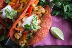 Fiesta mexicaine : Tacos aux crevettes Cinq Fourchettes