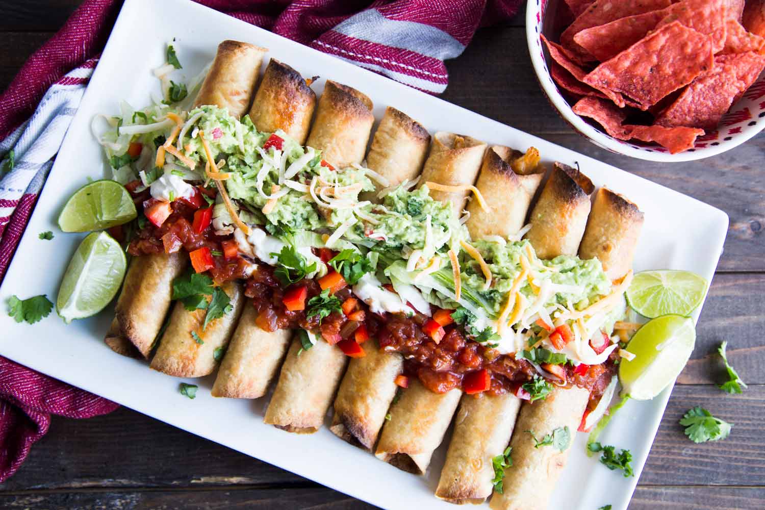 Taquitos Au Poulet Pour Mettre Du Soleil Dans Votre Assiette - Cinq ...