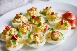 Œufs mimosas au homard : Parfait pour la fête des Pères ! Cinq Fourchettes