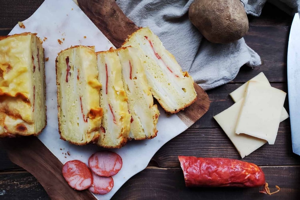 Cake Sale Au Gout De Raclette Parfait Pour Passer Les Restes Cinq Fourchettes