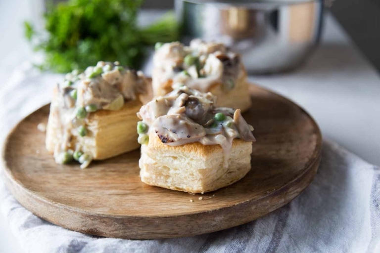 Volauvent au poulet et aux champignons » Cinq Fourchettes