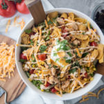 salade tex mex frito poulet haché repas été cinq fourchettes recette