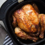 poulet rôti entier airfryer facile recette cinq fourchettes