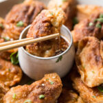 dumplings frits poulet recette bouchées Cinq Fourchettes