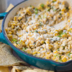 trempette de maïs corn fromage cheese nachos Cinq Fourchettes recette