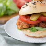 poulet frit burger sandwich Cinq Fourchettes