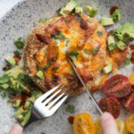 bagel tout garni oeufs gratine recette Cinq fourchettes airfryer