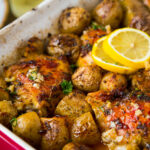 poulet au citron grecque greek chicken lemon Cinq Fourchettes recette recipe