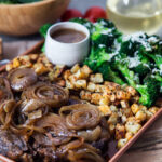 rôti de palette aux oignons moutarde et érable Cinq Fourchettes recette recipe roast beef maple syrup mustard