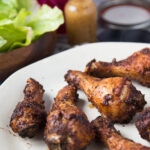 pilons de poulet chicken drumstick airfryer four oven recette recipe Cinq Fourchettes