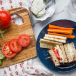 sandwich boursin tomate concombre recette facile cinq fourchettes
