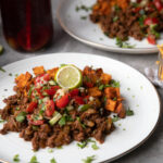 boeuf tex mex patate douce salsa de légumes recette cinq fourchettes