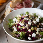 salade de betteraves chèvre pistache cinq fourchettes recette recipe beet cheese salad