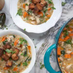 soupe au poulet et riz recette cinq fourchettes facile rapide