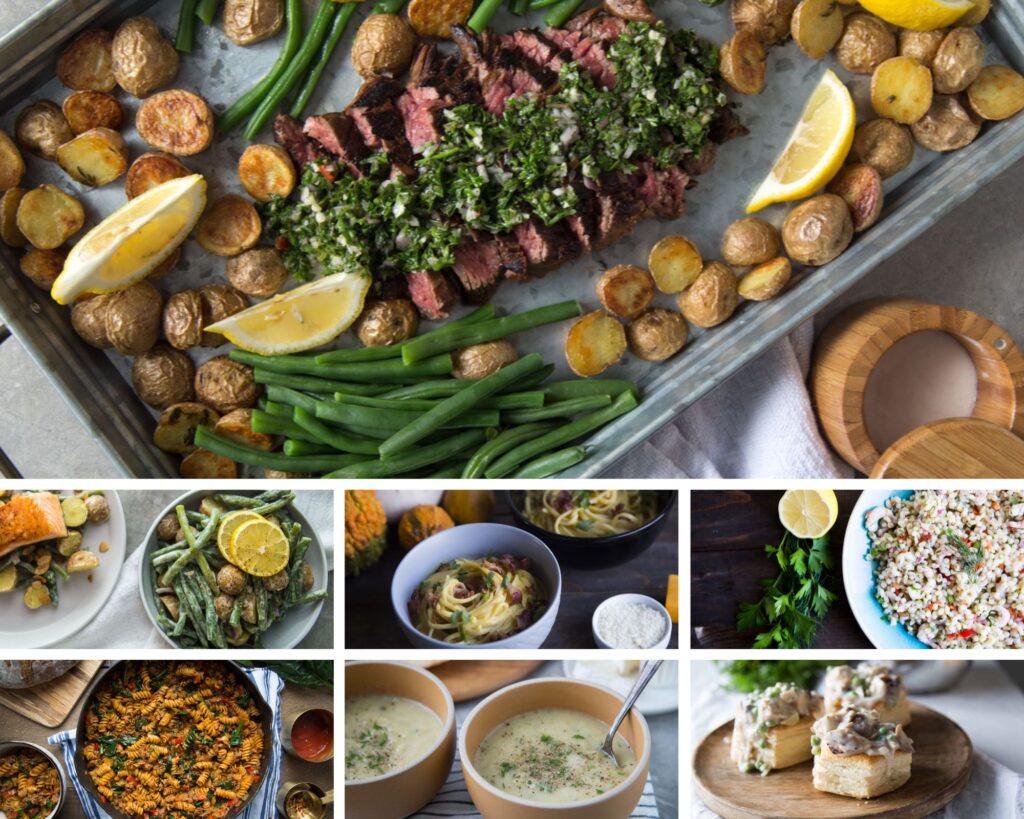 menu de la semaine recettes idées économies cinq fourchettes