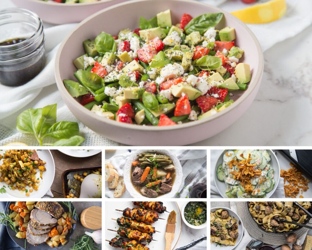 menu de la semaine recettes idées économies cinq fourchettes