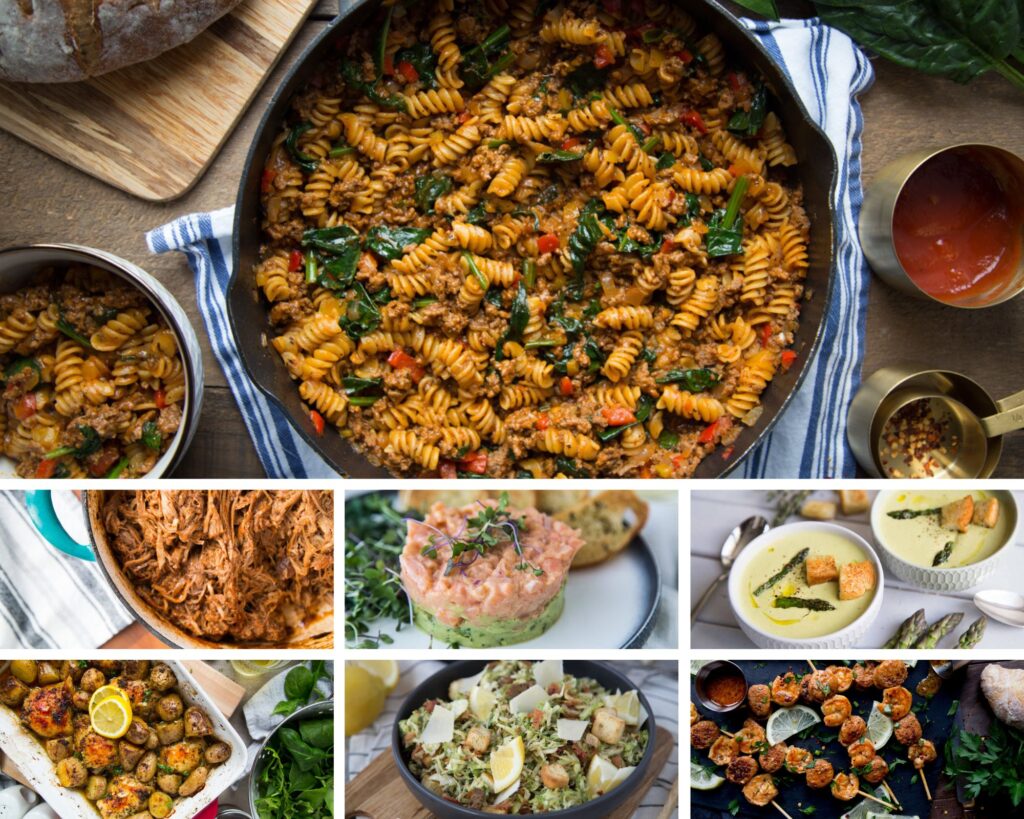 menu de la semaine recettes idées économies cinq fourchettes