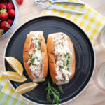 lobster roll guedille homard cinq fourcettes recette été pain hot-dog