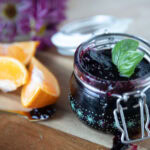 confiture de bleuets lime basilic cinq fourchettes