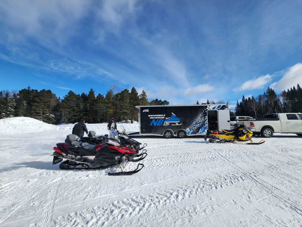 motoneige Nouveau-Brunswick Cinq Fourchettes