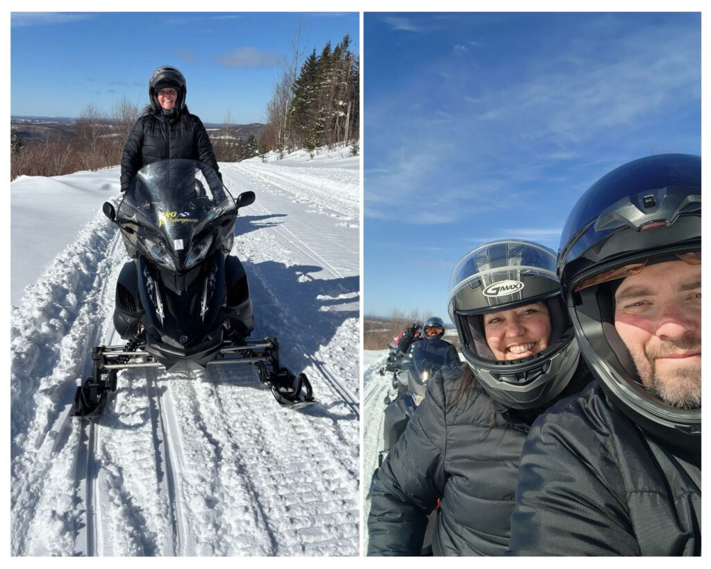 motoneige Cinq Fourchettes Nouveau Brunswick voyage