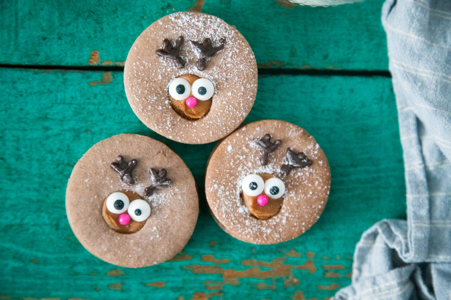 biscuits renne recette cinq fourchettes Noel