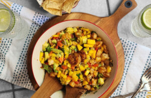 salade crevette mangue jalapenos avocat cinq fourchettes recette facile été